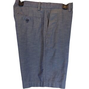 Banana Republic Aiden Chino Shorts Blue Men's 31 100% Cotton Flat Front
